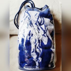 Polo Ralph Lauren big pony Beach towel with carry bag vintage